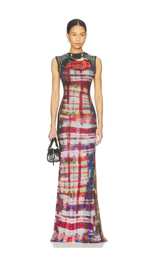 Mesh Maxi Gown