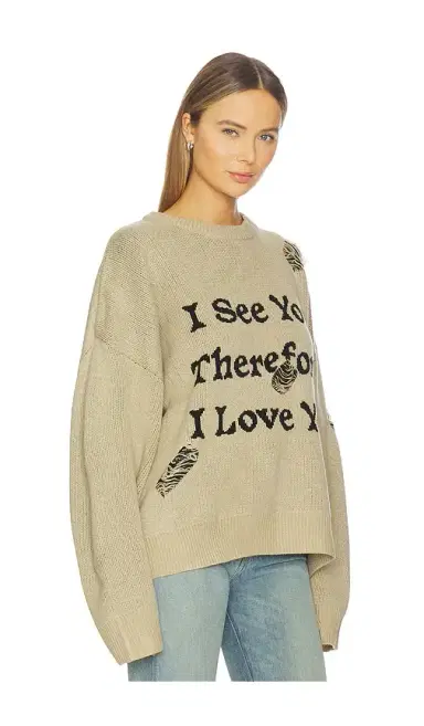 UPRISERS UPRS I See You Jacquard Sweater | Thumbnail 2 UPRISERS UPRS I See You Jacquard Sweater | Thumbnail 2