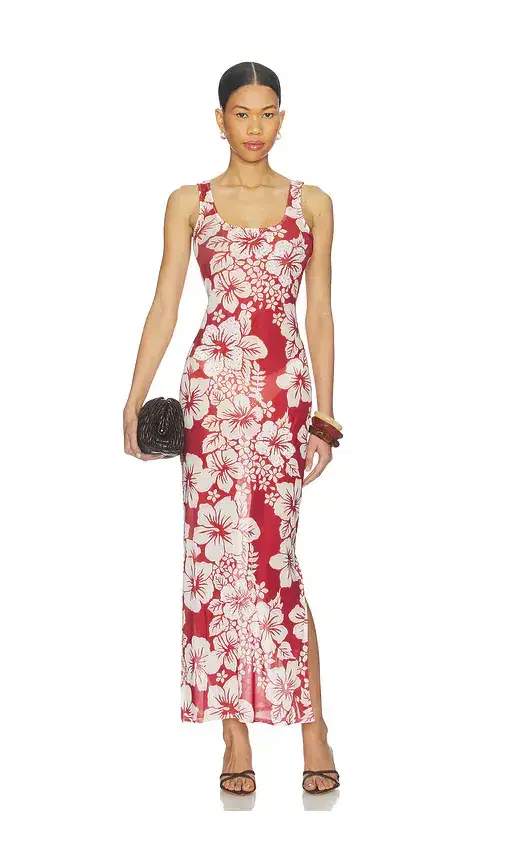 Leslie Amon Roselle Mesh Dress