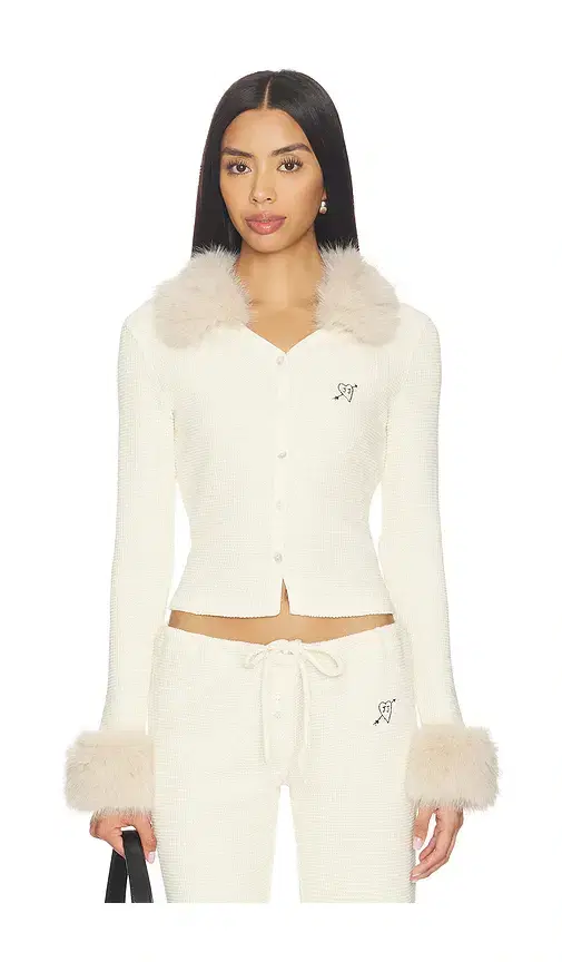 Waffle Knit Cardigan