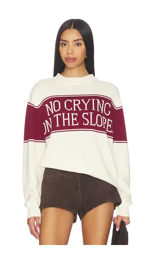 No Crying On The Slopes Pullover