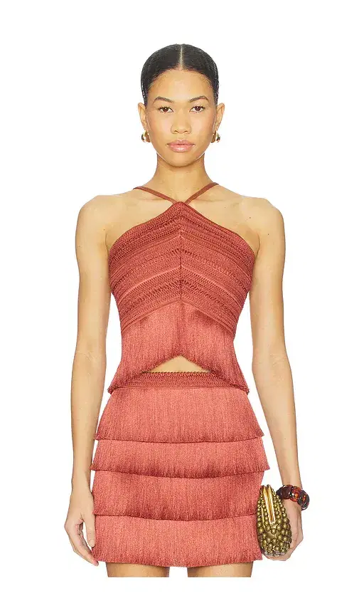 Amethyst Fringe Top