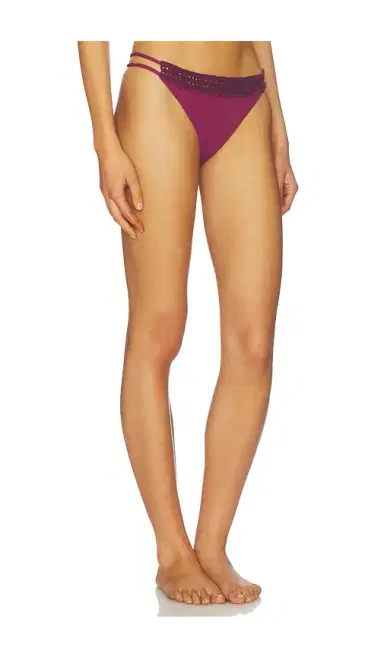 Leslie Amon Garis Trim Bikini Bottom | Thumbnail 2