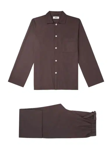 Tekla Organic Cotton-Poplin Pyjamas - Men | Thumbnail 1 Tekla Organic Cotton-Poplin Pyjamas - Men | Thumbnail 1