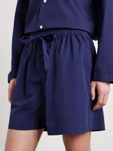 Tekla Straight-Leg Organic Cotton-Poplin Shorts - Men | Thumbnail 5