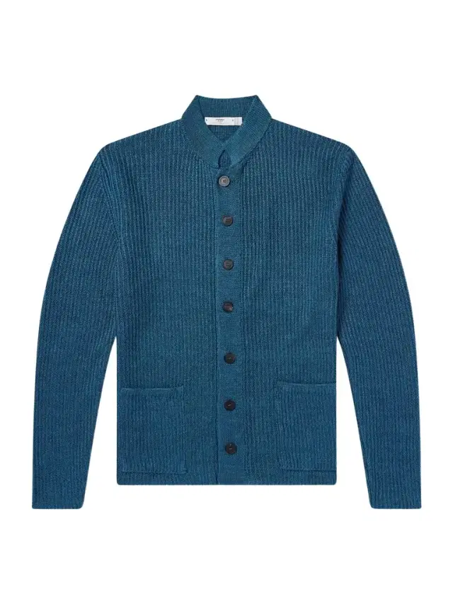 INIS MEAIN Lightkeeper Ribbed Linen Cardigan - Men