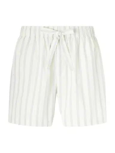 Tekla Straight-Leg Striped Organic Cotton-Poplin Shorts - Men | Thumbnail 1 Tekla Straight-Leg Striped Organic Cotton-Poplin Shorts - Men | Thumbnail 1