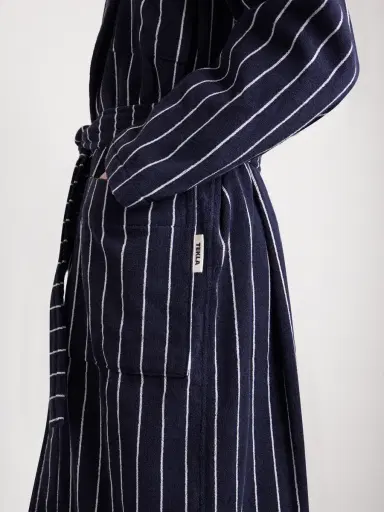 Tekla Belted Striped Organic Cotton-Terry Robe - Men | Thumbnail 5 Tekla Belted Striped Organic Cotton-Terry Robe - Men | Thumbnail 5