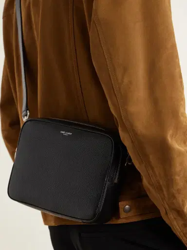 Saint Laurent Small Full-Grain Leather Messenger Bag - Men | Thumbnail 5 Saint Laurent Small Full-Grain Leather Messenger Bag - Men | Thumbnail 5