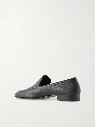 Manolo Blahnik Truro Full-Grain Leather Loafers - Men | Thumbnail 4