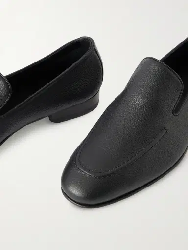 Manolo Blahnik Truro Full-Grain Leather Loafers - Men | Thumbnail 5