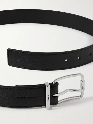 Loewe Essential 3.2cm Full-Grain Leather Belt - Men | Thumbnail 2 Loewe Essential 3.2cm Full-Grain Leather Belt - Men | Thumbnail 2