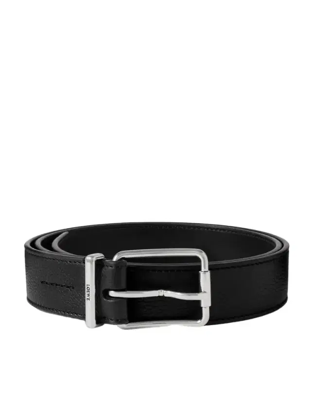 Loewe Essential 3.2cm Full-Grain Leather Belt - Men