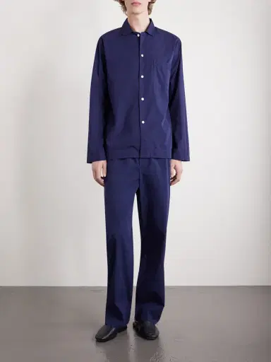 Tekla Organic Cotton-Poplin Pyjamas - Men | Thumbnail 2 Tekla Organic Cotton-Poplin Pyjamas - Men | Thumbnail 2