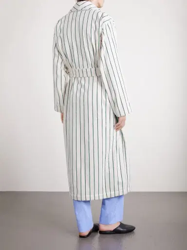 Tekla Belted Striped Organic Cotton-Terry Robe - Men | Thumbnail 4 Tekla Belted Striped Organic Cotton-Terry Robe - Men | Thumbnail 4