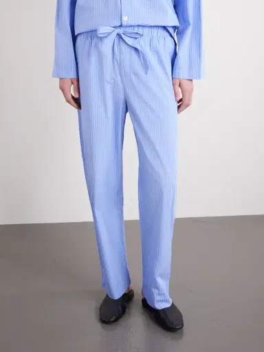 Tekla Striped Organic Cotton-Poplin Pyjamas - Men | Thumbnail 3 Tekla Striped Organic Cotton-Poplin Pyjamas - Men | Thumbnail 3