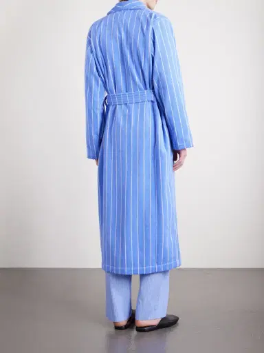 Tekla Belted Striped Organic Cotton-Terry Robe - Men | Thumbnail 4 Tekla Belted Striped Organic Cotton-Terry Robe - Men | Thumbnail 4
