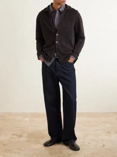 Inis Meáin Linen Cardigan - Men | Thumbnail 2 Inis Meáin Linen Cardigan - Men | Thumbnail 2