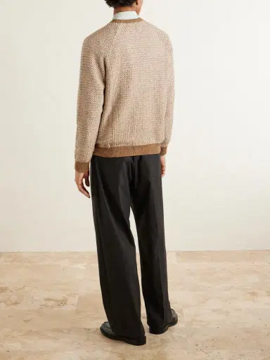 Inis Meáin Tonnta Linen, Cotton and Cashmere-Blend Sweater - Men | Thumbnail 4 Inis Meáin Tonnta Linen, Cotton and Cashmere-Blend Sweater - Men | Thumbnail 4