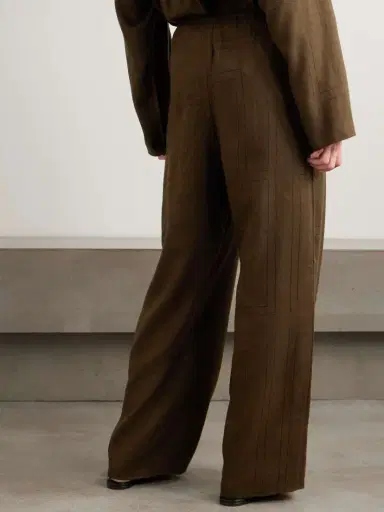 TOTEME Embroidered Tencel™ Lenzing™ Modal Pants | Thumbnail 3 TOTEME Embroidered Tencel™ Lenzing™ Modal Pants | Thumbnail 3
