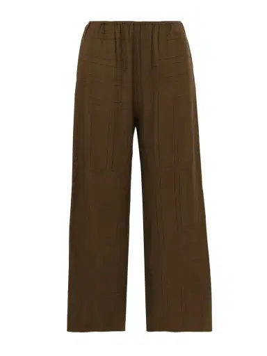 TOTEME Embroidered Tencel™ Lenzing™ Modal Pants | Thumbnail 1 TOTEME Embroidered Tencel™ Lenzing™ Modal Pants | Thumbnail 1