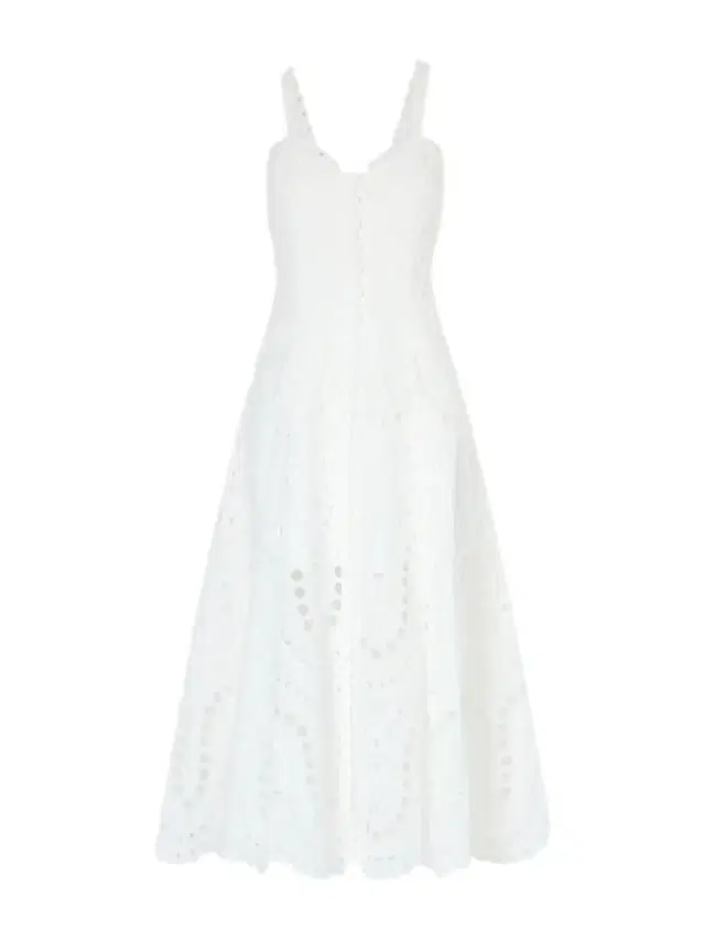 Solace Broderie Anglaise Cotton-blend Midi Dress