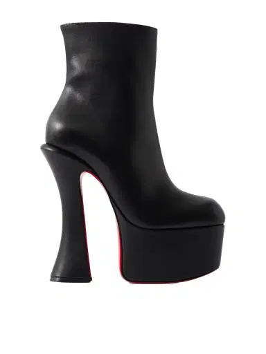Christian Louboutin Aquabootie 160 Leather Platform Ankle Boots | Thumbnail 1 Christian Louboutin Aquabootie 160 Leather Platform Ankle Boots | Thumbnail 1