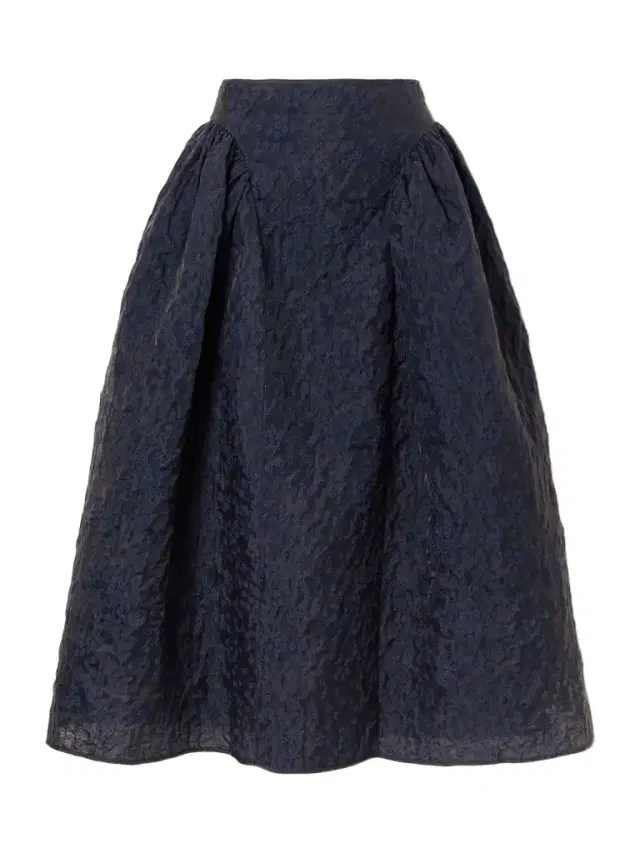 Fabiola Embroidered Cotton-blend Cloqué Midi Skirt