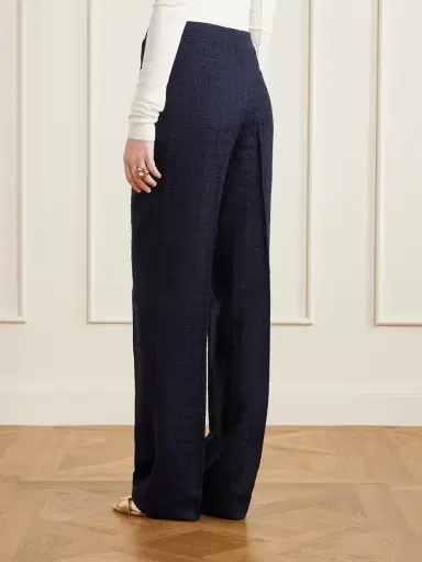 Giuliva Heritage Janice Wool-blend Bouclé-tweed Straight-leg Pants | Thumbnail 4