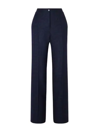 Giuliva Heritage Janice Wool-blend Bouclé-tweed Straight-leg Pants | Thumbnail 1