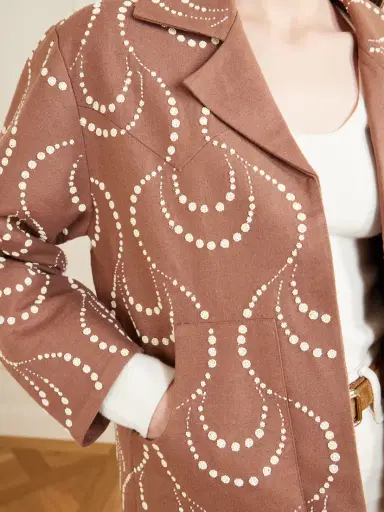 ALIX OF BOHEMIA Bead-embellished Silk Jacket | Thumbnail 4