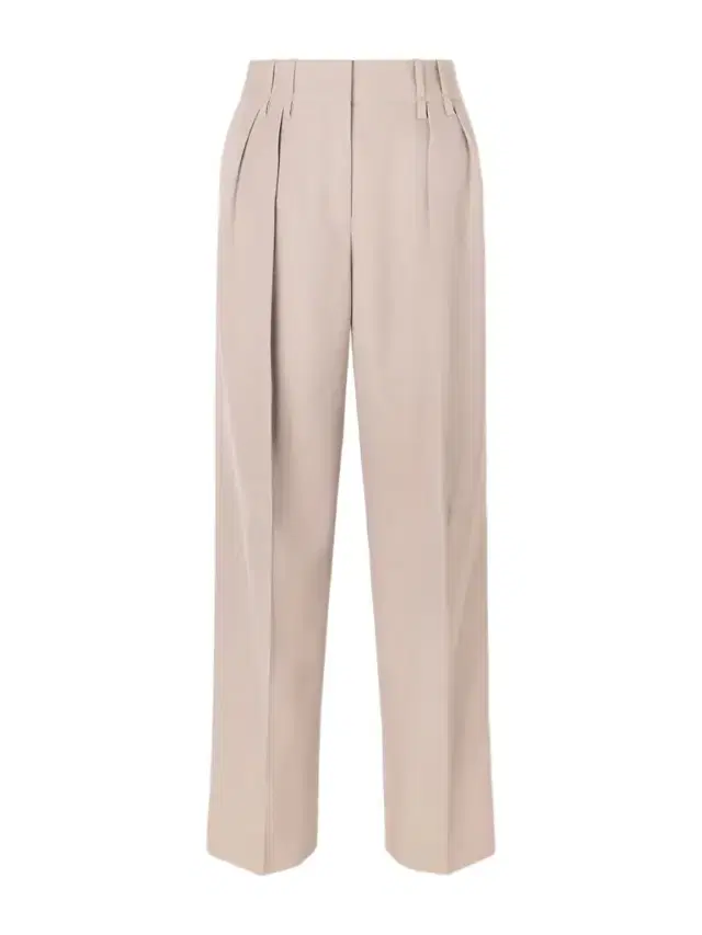 Pleated Wool-twill Straight-leg Pants