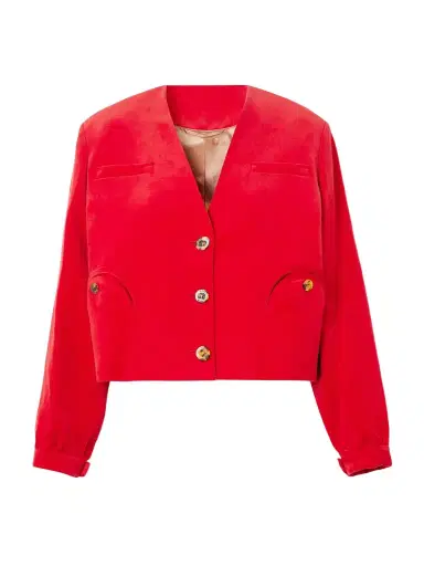 Blazé Milano Riviera Cotton And Linen-blend Velvet Jacket | Thumbnail 1
