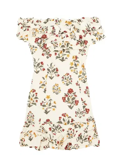 Agua by Agua Bendita Jardín Andes Ruffled Floral-print Cotton-poplin Mini Dress | Thumbnail 1 Agua by Agua Bendita Jardín Andes Ruffled Floral-print Cotton-poplin Mini Dress | Thumbnail 1