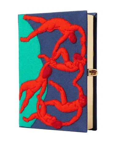 Olympia Le-Tan Dance Embroidered Appliquéd Canvas Clutch | Thumbnail 1 Olympia Le-Tan Dance Embroidered Appliquéd Canvas Clutch | Thumbnail 1