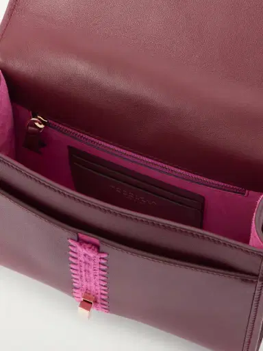 Gabriela Hearst Leonora Small Crochet And Suede-trimmed Leather Shoulder Bag | Thumbnail 6 Gabriela Hearst Leonora Small Crochet And Suede-trimmed Leather Shoulder Bag | Thumbnail 6