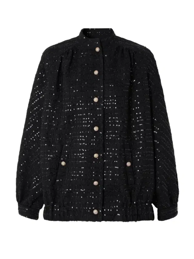 Sequin-embellished Tweed Jacket