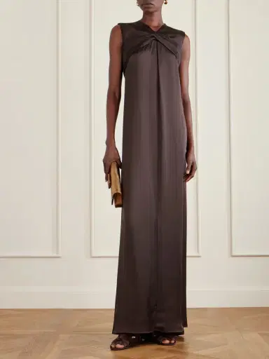 LIBEROWE Siena Pleated Satin-crepe Gown | Thumbnail 2