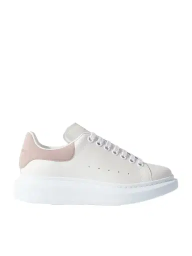 Alexander McQueen Oversize-sole Suede-trimmed Leather Sneakers | Thumbnail 1
