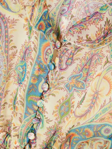 Etro Ruffled Paisley-print Silk-chiffon Peplum Blouse | Thumbnail 5