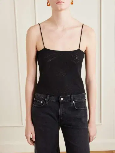 BODE Anisette Cropped Embroidered Cotton Tank Top | Thumbnail 3 BODE Anisette Cropped Embroidered Cotton Tank Top | Thumbnail 3