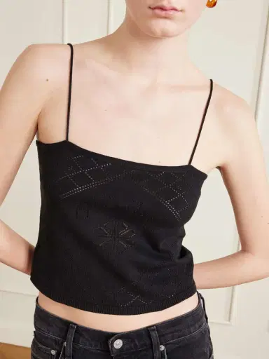 BODE Anisette Cropped Embroidered Cotton Tank Top | Thumbnail 5 BODE Anisette Cropped Embroidered Cotton Tank Top | Thumbnail 5