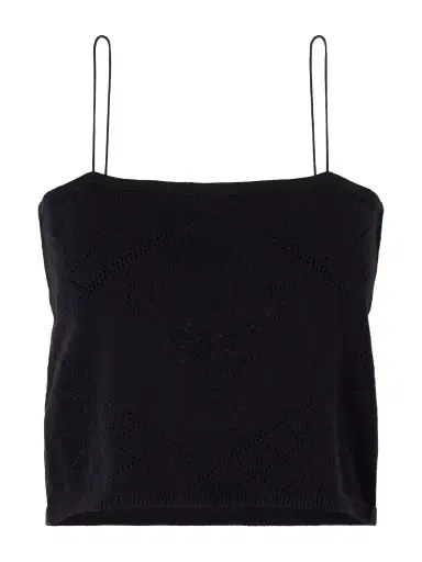 BODE Anisette Cropped Embroidered Cotton Tank Top | Thumbnail 1 BODE Anisette Cropped Embroidered Cotton Tank Top | Thumbnail 1