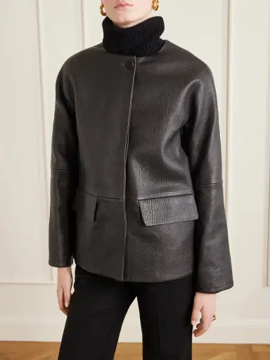 Joseph Barbs Paneled Textured-leather Jacket | Thumbnail 3 Joseph Barbs Paneled Textured-leather Jacket | Thumbnail 3