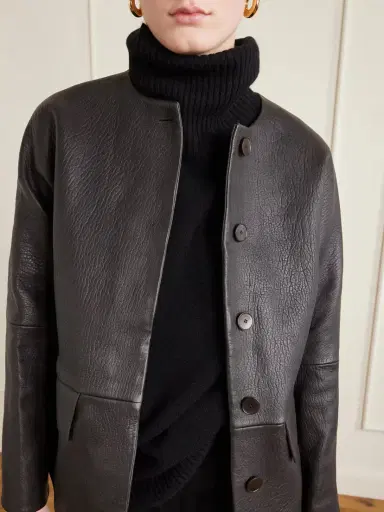 Joseph Barbs Paneled Textured-leather Jacket | Thumbnail 5 Joseph Barbs Paneled Textured-leather Jacket | Thumbnail 5