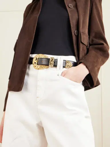Déhanche Leather Waist Belt | Thumbnail 2