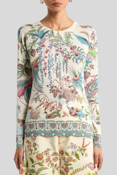 Etro Printed Long Sleeve Sweater | Thumbnail 2