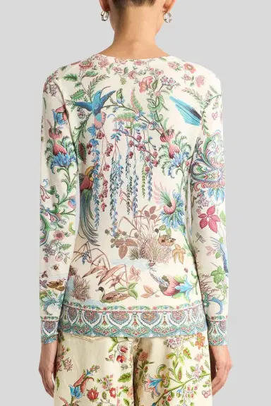Etro Printed Long Sleeve Sweater | Thumbnail 4