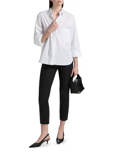 TWP Women's Next Morning Cotton Poplin Button-Front Shirt | Thumbnail 2 TWP Women's Next Morning Cotton Poplin Button-Front Shirt | Thumbnail 2