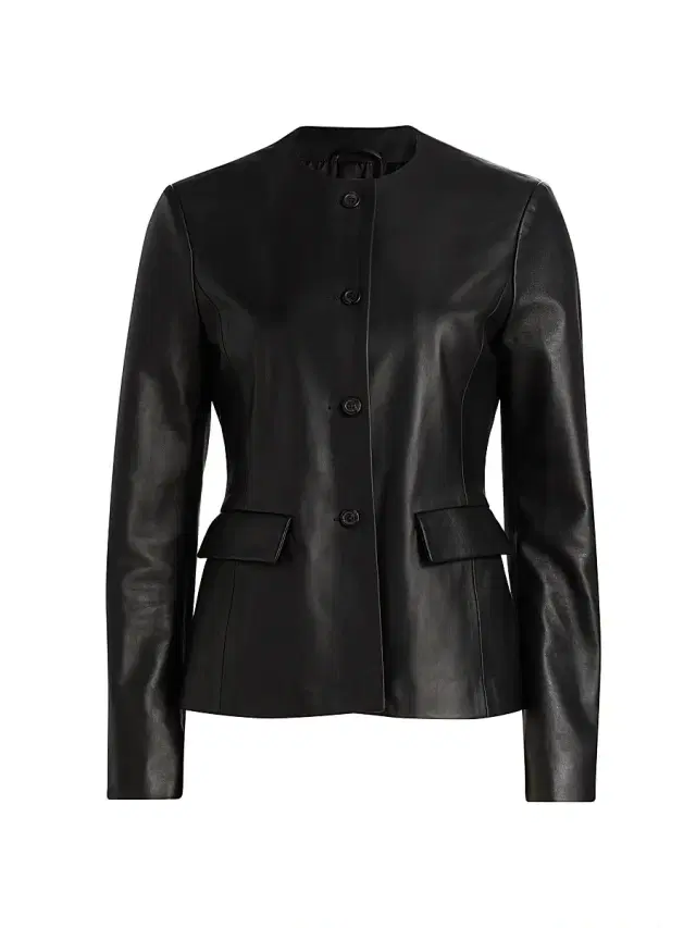 Armarium Women's Ramona Leather Jacket - Black